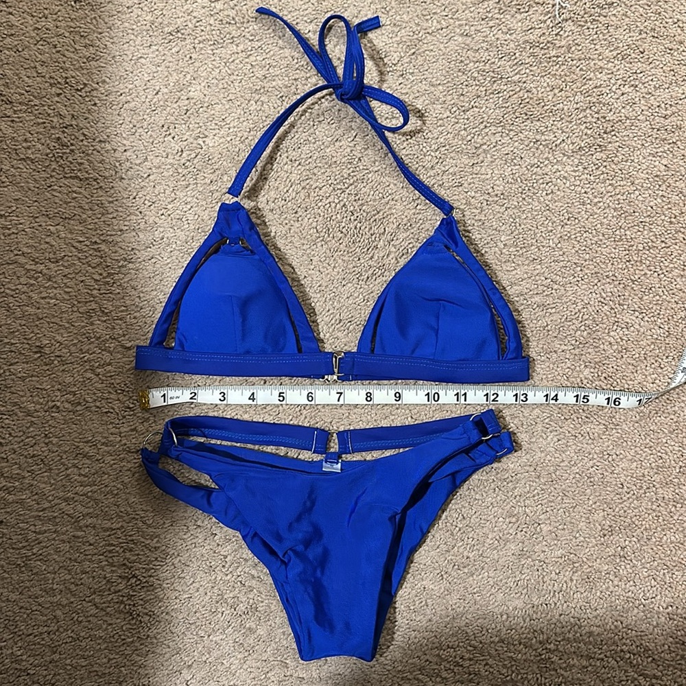 BRAND NEW, Never worn Royal Blue Bikini
